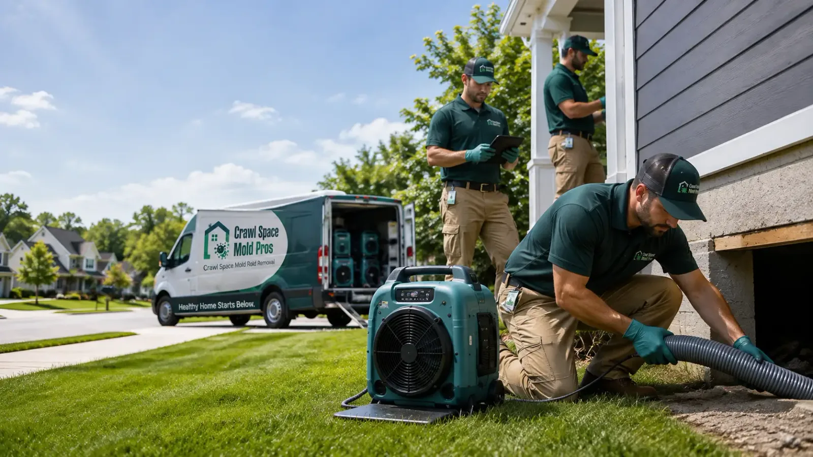 Crawl Space Mold Removal in Waupaca, WI